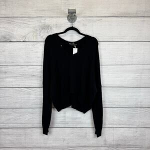 Daisy Says Women's Heart Of Stone Knitted Black Sweater Size XS-L